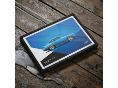 Automobilist Posters | Porsche 911 RS - 1973 - Blue, Mini Edition, 21 x 30 cm 10