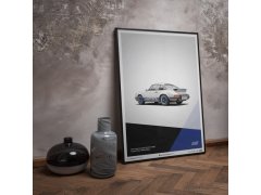 Automobilist Posters | Porsche 911 RS - 1973 - White, Mini Edition, 21 x 30 cm 7