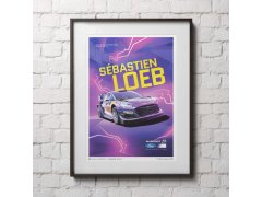 Automobilist Posters | M-Sport - Ford Puma Hybrid Rally1 - Sébastien Loeb - 2022, Mini Edition, 21 x 30 cm 4