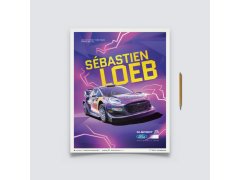 Automobilist Posters | M-Sport - Ford Puma Hybrid Rally1 - Sébastien Loeb - 2022, Classic Edition, 40 x 50 cm 2