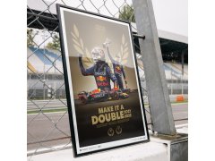 Automobilist Posters | Oracle Red Bull Racing - Make It A Double - Max Verstappen - 2022 F1® World Drivers´ Champion, Limited Edition of 2022, 50 x 70 cm 7