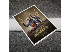Automobilist Posters | Oracle Red Bull Racing - Make It A Double - Max Verstappen - 2022 F1® World Drivers´ Champion, Limited Edition of 2022, 50 x 70 cm 8