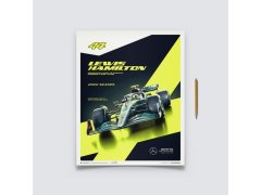 Automobilist Posters | Mercedes-AMG Petronas F1 Team - Lewis Hamilton - 2022, Classic Edition, 40 x 50 cm 2