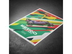 Automobilist Posters | Oracle Red Bull Racing - Sergio Pérez - Mexican Grand Prix - 2022, Mini Edition, 21 x 30 cm 2