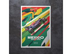 Automobilist Posters | Oracle Red Bull Racing - Sergio Pérez - Mexican Grand Prix - 2022, Mini Edition, 21 x 30 cm 4