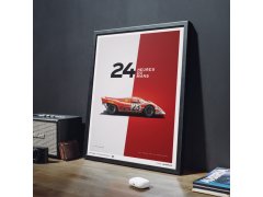 Automobilist Posters | Porsche 917 - Salzburg - 24 Hours of Le Mans - 1970, Classic Edition, 40 x 50 cm 3