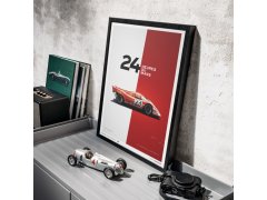 Automobilist Posters | Porsche 917 - Salzburg - 24 Hours of Le Mans - 1970, Mini Edition, 21 x 30 cm 5