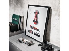 Automobilist Posters | McLaren M23 - James Hunt - Blueprint - Japanese GP - 1976, Mini Edition, 21 x 30 cm 3