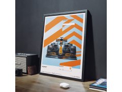 Automobilist Posters | McLaren x Gulf - Lando Norris - 2021, Classic Edition, 40 x 50 cm 5