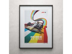 Automobilist Posters | Formula 1® - We Race As One - Fight against Covid-19 and Inequality | Limited Edition 2