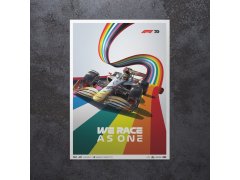 Automobilist Posters | Formula 1® - We Race As One - Fight against Covid-19 and Inequality | Limited Edition 8