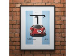 Automobilist Posters | De Tomaso Project P - Front view - 2019 | Unlimited Edition 2