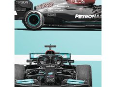Automobilist Posters | Mercedes-AMG Petronas F1 Team - F1 W12 E Performance - Blueprint - 2021, Mini Edition, 21 x 30 cm 3