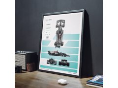 Automobilist Posters | Mercedes-AMG Petronas F1 Team - F1 W12 E Performance - Blueprint - 2021, Mini Edition, 21 x 30 cm 7