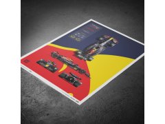 Automobilist Posters | Oracle Red Bull Racing - RB18 - Blueprint - 2022, Mini Edition, 21 x 30 cm 6