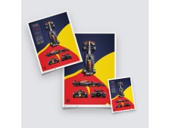 Automobilist Posters | Oracle Red Bull Racing - RB18 - Blueprint - 2022, Mini Edition, 21 x 30 cm 2