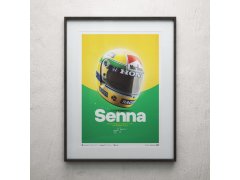 Automobilist Posters | McLaren MP4/4 - Ayrton Senna - Helmet - San Marino GP - 1988, Limited Edition of 200, 50 x 70 cm 7