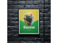 Automobilist Posters | McLaren MP4/4 - Ayrton Senna - Helmet - San Marino GP - 1988, Classic Edition, 40 x 50 cm 9