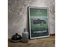 Automobilist Posters | Bentley Speed Six - 24h Le Mans - 100th Anniversary - 1929, Classic Edition, 40 x 50 cm 5