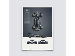 Automobilist Posters | Team Lotus - Type 97T - Blueprint - 1985, Limited Edition of 200, 50 x 70 cm 7
