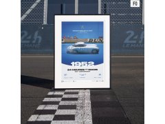 Automobilist Posters | Mercedes-Benz 300 SL (W194) - 24h Le Mans - 100th Anniversary - 1952, Mini Edition, 21 x 30 cm 4