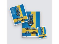 Automobilist Posters | Tyrrell - P34 - Blueprint - 1976, Classic Edition, 40 x 50 cm 2