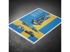 Automobilist Posters | Tyrrell - P34 - Blueprint - 1976, Classic Edition, 40 x 50 cm 6