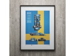 Automobilist Posters | Tyrrell - P34 - Blueprint - 1976, Classic Edition, 40 x 50 cm 7
