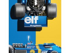 Automobilist Posters | Tyrrell - P34 - Blueprint - 1976, Mini Edition, 21 x 30 cm 5