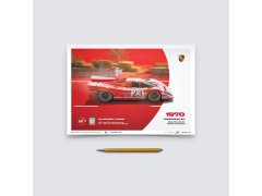 Automobilist Posters | Porsche 917 KH - 24h Le Mans - 100th Anniversary - 1970, Mini Edition, 21 x 30 cm 5