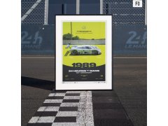 Automobilist Posters | Sauber Mercedes C9 - 24h Le Mans - 100th Anniversary - 1989, Limited Edition of 200, 50 x 70 cm 4