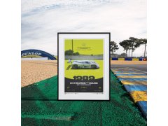 Automobilist Posters | Sauber Mercedes C9 - 24h Le Mans - 100th Anniversary - 1989, Limited Edition of 200, 50 x 70 cm 5