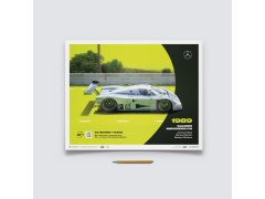 Automobilist Posters | Sauber Mercedes C9 - 24h Le Mans - 100th Anniversary - 1989, Classic Edition, 40 x 50 cm 8