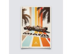 Automobilist Posters | Haas F1 Team - Miami - 2023, Limited Edition of 200, 50 x 70 cm