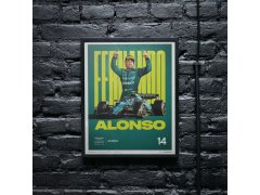 Automobilist Posters | Aston Martin Aramco Cognizant Formula One™ Team - Fernando Alonso - 2023, Classic Edition, 40 x 50 cm 8
