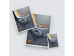 Automobilist Posters | McLaren Racing - The Triple Crown - 60th Anniversary, Limited Edition of 600, 50 x 70 cm 2