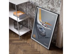 Automobilist Posters | McLaren Racing - The Triple Crown - 60th Anniversary, Limited Edition of 600, 50 x 70 cm 3