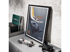 Automobilist Posters | McLaren Racing - The Triple Crown - 60th Anniversary, Limited Edition of 600, 50 x 70 cm 8