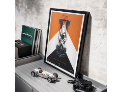 Automobilist Posters | McLaren Formula 1 Team - Lando Norris - The Triple Crown Livery - 60th Anniversary - 2023, Large, 50 x 70 cm 5