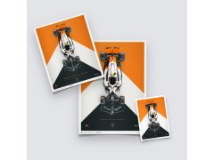 Automobilist Posters | McLaren Formula 1 Team - Lando Norris - The Triple Crown Livery - 60th Anniversary - 2023, Medium, 40 x 50 cm 2