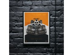 Automobilist Posters | McLaren Formula 1 Team - Oscar Piastri - The Triple Crown Livery - 60th Anniversary - 2023, Large, 50 x 70 cm 7