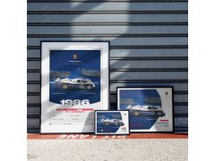 Automobilist Posters | Porsche 962 C - 24h Le Mans - 100th Anniversary - 1986, Mini Edition, 21 x 30 cm 4