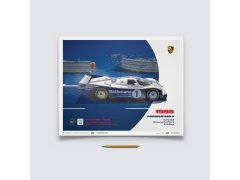 Automobilist Posters | Porsche 962 C - 24h Le Mans - 100th Anniversary - 1986, Classic Edition, 40 x 50 cm 6