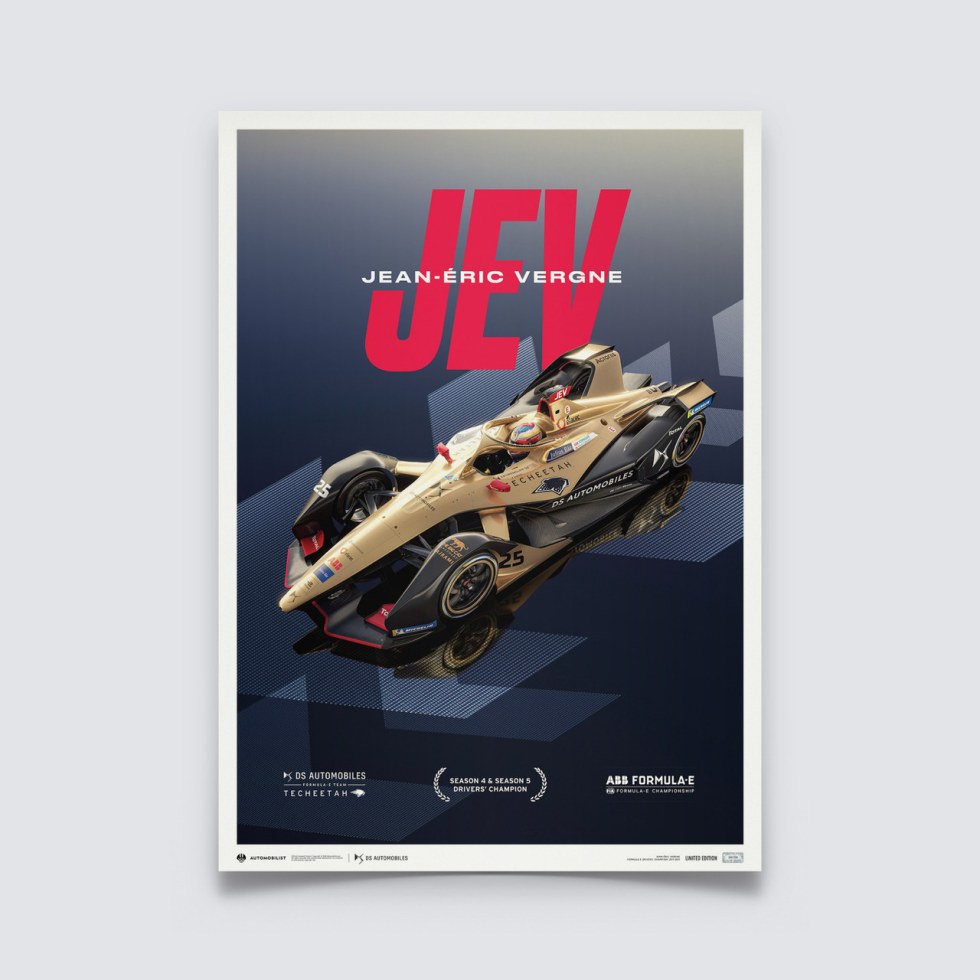 DS TECHEETAH - Formula E Team - Jean-Éric Vergne | Limited Edition