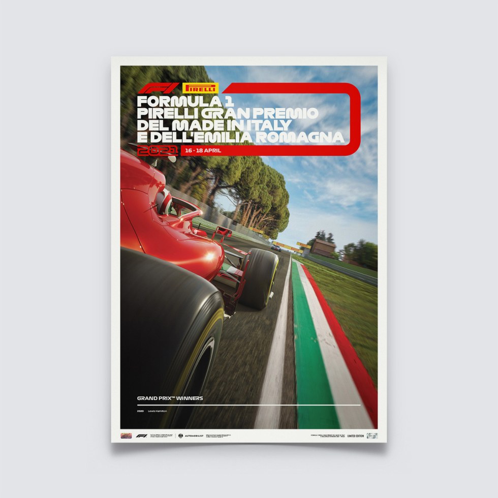 Formula 1® Pirelli Gran Premio dell’Emilia Romagna 2021 | Limited Edition - Plakáty Limited Edition