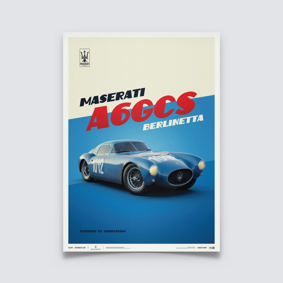 Automobilist Maserati A6GCS Berlinetta 1954 - Blue