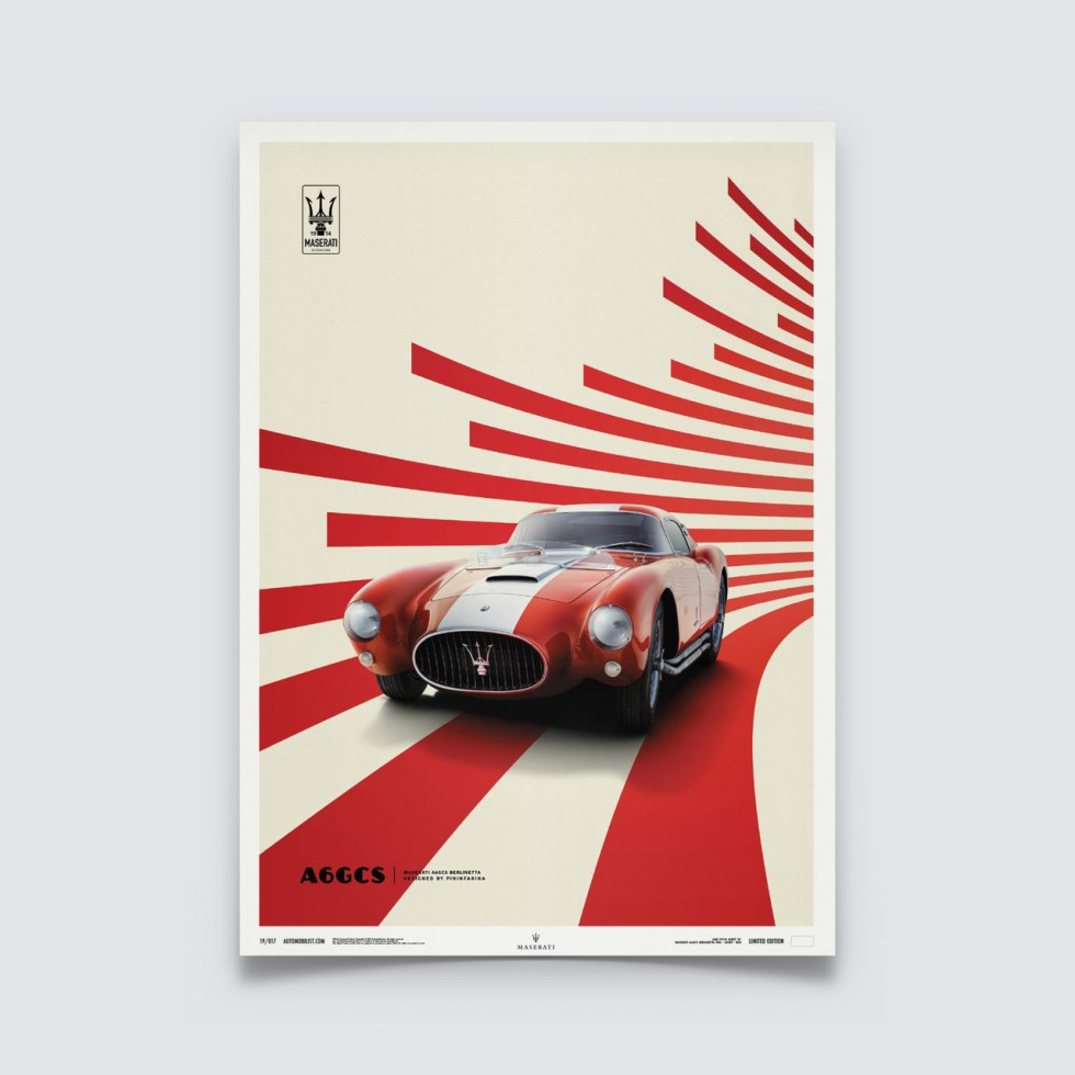 Maserati A6GCS Berlinetta 1954 - Red