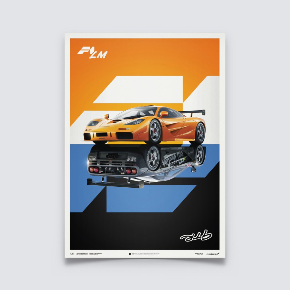 McLaren F1 LM / GTR - Poster - Plakáty Unlimited Edition