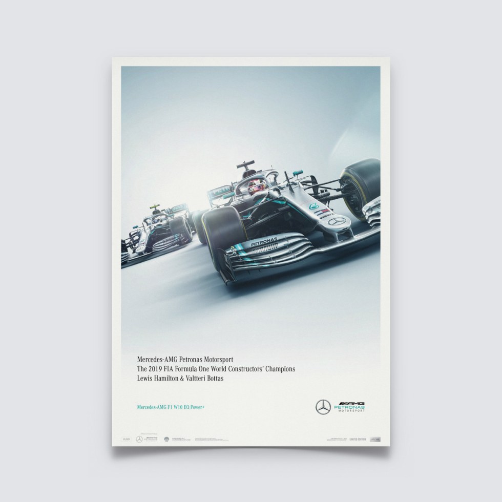 Mercedes-AMG Petronas Motorsport - 2019 - Team - Limited Edition - Plakáty Limited Edition