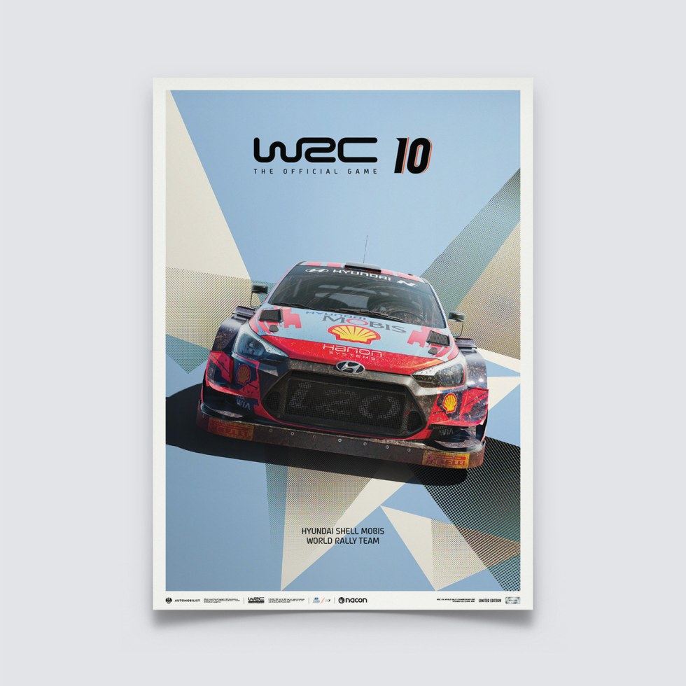 Automobilist WRC 10 - HYUNDAI - THE OFFICIAL GAME COVER | LIMITED EDITION